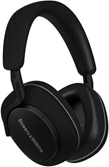 PX7 S2e Noise Cancelling Wireless Over Ear Headphones with Qualcomm aptX™ Adaptive & Quick Charge, 30 Hours of Playback and Six Built-In Microphone - Anthracite Black