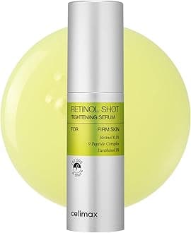 The Vita-A Retinol Shot Tightening Serum with Pure Vitamin-A, 0.1% Retinol, 9 Peptides & Panthenol for Pore Minimizing, Wrinkles & Fine Lines, Firmer Skin, Anti-Aging, Skin Smoothing (30ml)