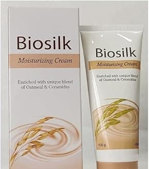 Vedha Bio-silk moisturizing cream enriched with unique blend of oatmeal & ceramides 100gm