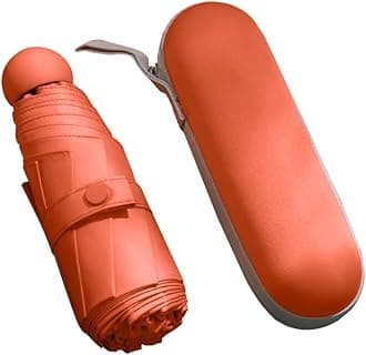 Folding Umbrellas Travel Pocket Umbrella Small Mini Umbrella Light Compact Design Perfect for Travel Lightweight Portable Parasol Outdoor Summer Sun Rain Umbrellas