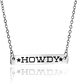 FashionJunkie4Life925 Sterling Silver Western Coyboy and Cowgirl Pendant Necklaces
