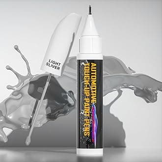 Touch Up Paint for Cars(Light Silver), Automotive Car Touch Up Paint Pen, Two-In-One Car Paint Scratch Repair, Car Scratch Remover for Deep Scratches, Special-Purpose Car Paint.
