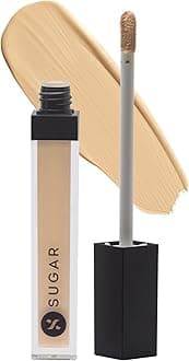 SUGAR Cosmetics Magic Wand Waterproof Concealer - 12 Con Leche (Light, Golden Undertone) Full Coverage Waterproof Longwear Formula