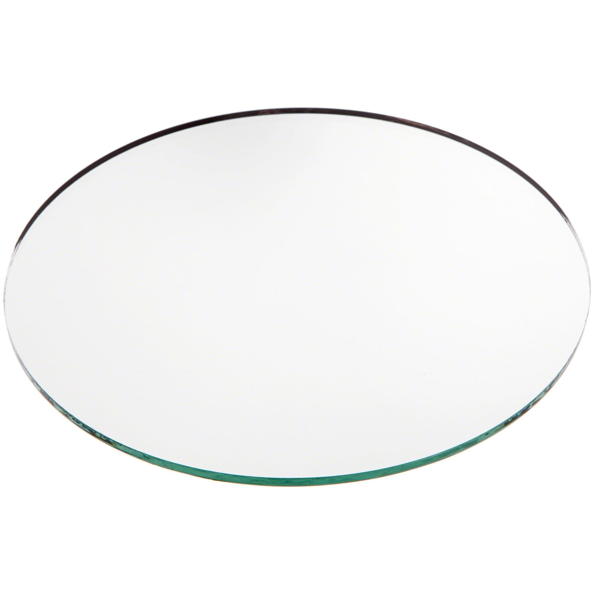 6" Round, 3mm Thick Non-Beveled Glass Mirror Circle