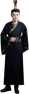 Men's Traditional Chinese Hanfu Costume Ancient Robe for Cosplay Stage Performance
