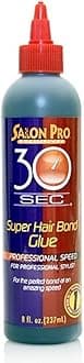 Salon Pro 30 Sec. Super Hair Bond Glue Professional Speed, 8 Ounce
