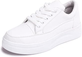 VendozWomen White Stylish Casual Sneakers
