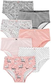 Carters Girls 7-Pack Stretch Cotton Panties (2-3T)
