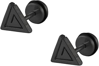 Yellow Chimes 2 pcs Stainless Steel Stylish Studs Earrings for Men and Women