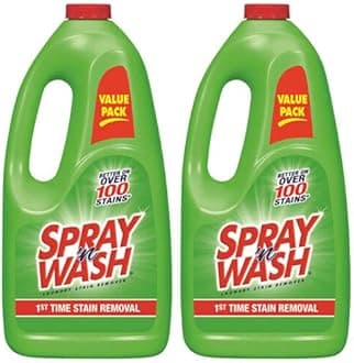 Spray 'n Wash Pre-Treat Laundry Stain Remover Refill, 60 fl oz Bottle (Pack of 2)