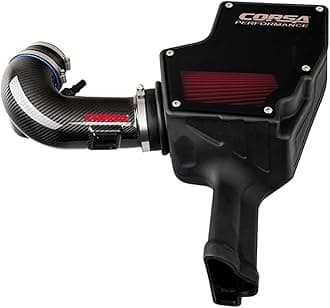 Corsa - 18-22 Ford Mustang GT 5.0L V8 Carbon Fiber Air Intake w/DryTech 3D No Oil (44007D)