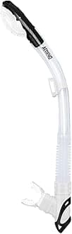 Aegend Diving Dry Snorkel for Adult & Youth - Snorkeling Gear with Top Dry Valve, Perfect for Snorkeling, Freediving, Swimming and Scuba Diving