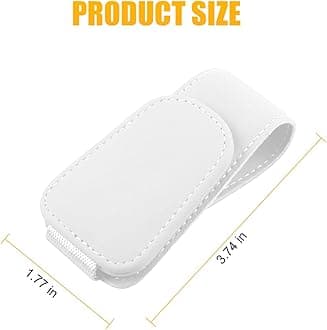 AICEL Sunglasses Holders for Car Sun Visor, Leather Eyeglasses Hanger Mounter, Magnetic Glasses Holder and Ticket Card Clip, Auto Interior Accessories Universal for SUV Pickup Truck