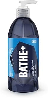 Bathe+ Ceramic‑Infused Car Wash Shampoo SiO2 pH‑Neutral Hydrophobic Gloss Enhancer Safe on Paint Glass Rims Plastic Quick Self‑Cleaning Maintenance for Coated or Non‑Coated Vehicles