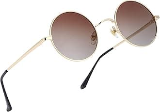 Retro Small Round Polarized Sunglasses for Men Women Circle Hippie Style Sun Glasses