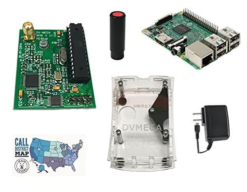 DVMEGA UHF Singleband DSTAR Radio with Raspberry Pi 3 Model B Project Board and Accessories Bundle!!
