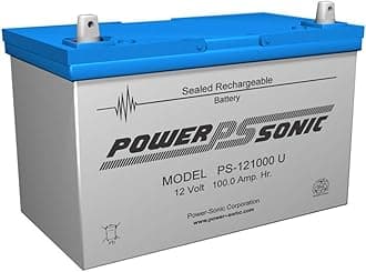 PS-121000U 12 Volt, 100 AH Rechargeable Lead Acid Battery