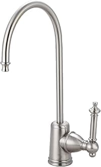 Kingston Brass Gourmetier KS7198TL Templeton Single Handle Water Filtration Faucet, Brushed Nickel