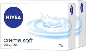NIVEA Soap, Creme Soft, For Hands And Body,75 g (Pack of 2)