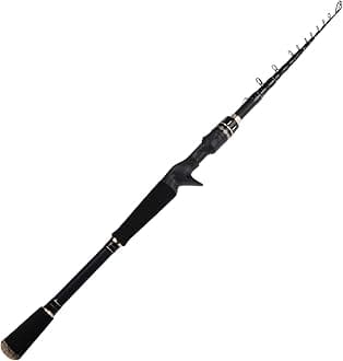 KastKing Blackhawk II Telescopic Fishing Rods, Graphite Rod Blanks, Durable Glass Tip, Floating Guides, 1pc Performance, EVA Handle