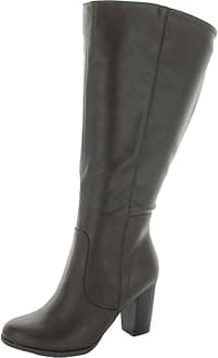 Style & Co. Womens Addyypwc Faux Leather Knee-High Boots Brown 6 Medium (B,M)