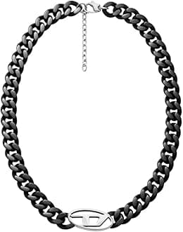 DieselMen's 2 tone Stainless Steel with lobster clasp closure Chain necklace