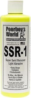 Poorboy’s World Super Swirl Remover SSR1 Light Abrasive Polish That Easily Removes Light Swirl Marks,