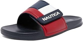 Nautica Men's Athletic Slide, Adjustable Straps Comfort Sandal