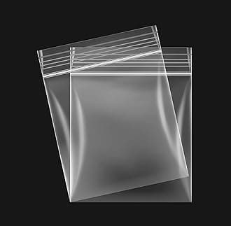 100 Grip Seal Bags I Strong Resealable Zip Lock I Reusable Clear Plastic Bags I Polythene Packaging for Food Storage Jewellery Medicine (12.5 x 12.5 inch)