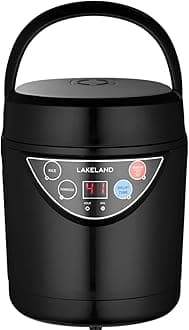 Lakeland 2 Portion Mini Electric Rice Cooker – 500ml Non-Stick Pan White Or Brown Rice & Porridge