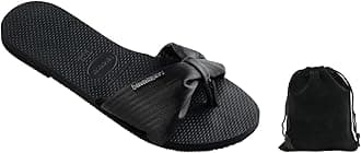 Havaianas Women's You St. Tropez Lush Flip Flops - Elegant, Comfortable, and Durable Satin Strap Sandals for Beach, Casual, and Everyday Wear, Includes Velvet Pouch, 7-8