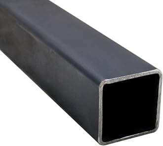 MILD Steel Square Tube Hollow Section Metal Box 25mm Width / 1m (25x25mm)
