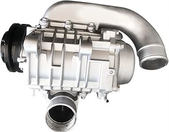General Supercharger, Car SUV Aluminum Cherokee Roots Supercharger Compressor Blower Turbocharger Turbo Remanufacturing Kit Compatible with 2.0-3.5L