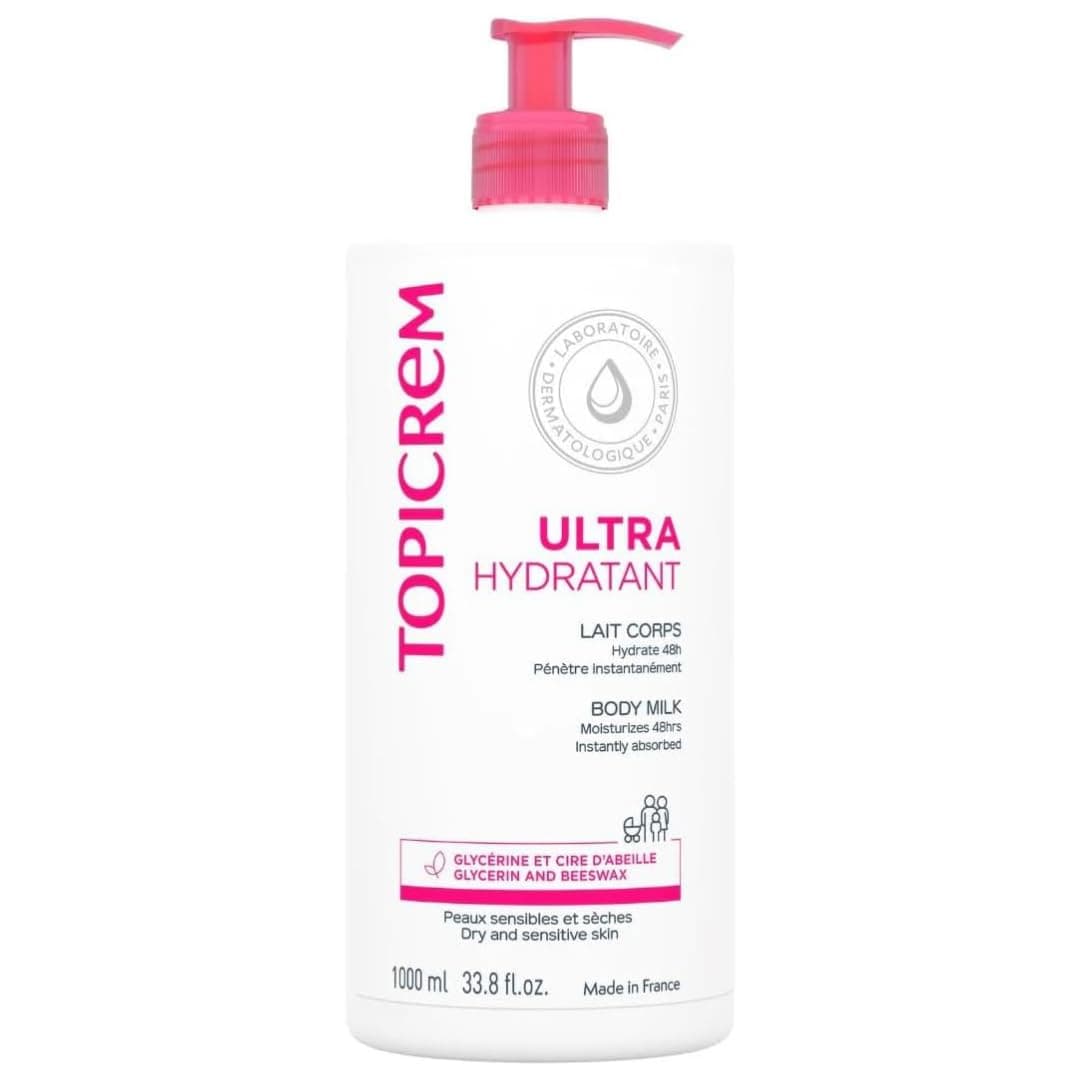 Topicrem Ultra-Moisturizing Body Milk 1000Ml By Topicrem