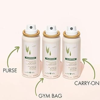 Klorane Ultra Gentle Dry Shampoo with Oat+ - Gentle Formula - Instantly Revives Hair and Eliminates Odor, Dirt, and Oils - Hypoallergenic & Vegan - Paraben & Sulfate-Free
