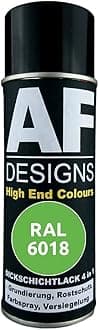 Alex Flittner Designs Rust Protection Paint 4-in-1 RAL 6018 Yellow Green Metal Protective Paint Spray Rust Protection Paint Spray Can