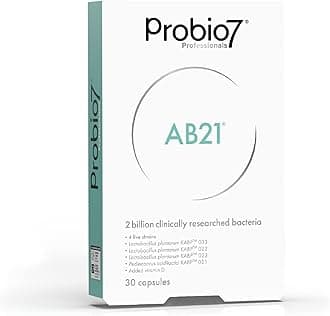 Probio7 Professionals | AB21 | 2 Billion Friendly Bacteria | Clinically Researched | Optimum Amount of Vitamin D - 30 Vegan Capsules