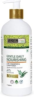 INDUS VALLEY Gentle Daily Care Shampoo - Enriched with Himalayan Spring Water Without SLES, No Parabens - 500ml