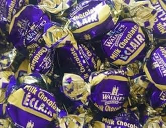 Walkers Milk Chocolate Eclairs 500g Delicious Tasty And Twisty Treat Gift Hamper For Birthday,Christmas Sold By Kidzbuzz