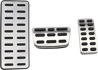 Car Brake Pedal Car Pedals Cover Pad for Hyundai for I20 BC3 2020 2021 2022 2023 2024 Accelerator Brake No Drilling Restfoot Pedal Brake Pedal Cover(3 Piece B)