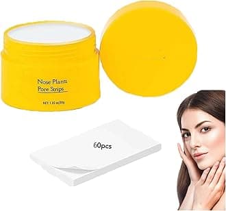 Luelle Pore Strips, Luelle - Luelle Deep Cleansing Pore Strips, Luelle Blackhead Remover with 60 PCS Strips, Luelle Nose Plants Pore Strips, Blackhead Remover Peel off Mask for All Skin (1PC)