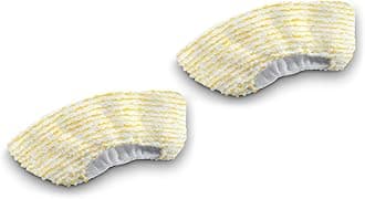 Kärcher Hand Nozzle Cover Set, 2 microfibre covers steam cleaner hand nozzles, reliably remove and absorb dirt, original accessory steam cleaners