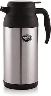 Cello Armour Stainless Steel Flask 67 Ounce Black