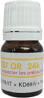 Reactive/Solution for Testing Gold, Silver or Platinum - Includes Multi-Language Manual - Expertise on Jewelry, Coins, Gems, 2ml (24k)