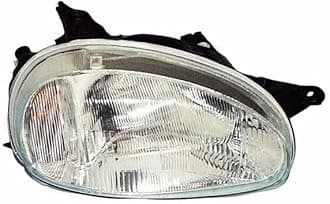 GV-ZONE Headlight Right side headlamp passenger side headlight assembly projector front light car lamp car light compatible with Opel Corsa B 1993 1994 1995 1996 1997 1998 1999 2000 VP2310P