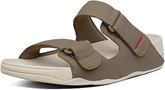 Fitflop Men's Gogh Moc Slide in Leather Sandal