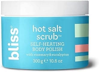 Hot Salt Scrub, Self-Heating Body Polish | Warming Scrub to Exfoliate, Heal, and Smooth Skin | Straight-from-the Spa | Paraben Free, Cruelty Free | 10.6 oz