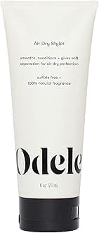 Odele Air Dry Styler, No-Heat Styling Gel to Smooth Frizz, Define and Condition Strands, for Straight, Wavy, and Curly Hair Types, 6 oz