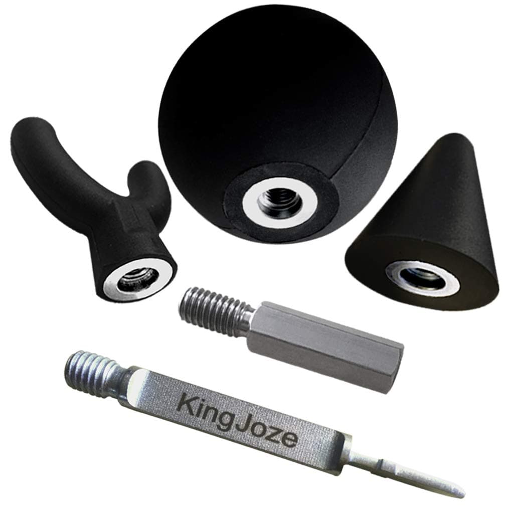 Jigsaw Massage Adapter Bits - 5Pcs Reciprocating Mobility Adapter Massage Bits, Percussion Massage Attachment for Muscle Relaxation