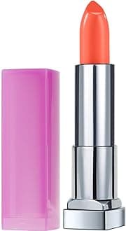 Maybelline New York Color Sensational Rebel Bloom Lipstick, Peach Poppy, 0.15oz